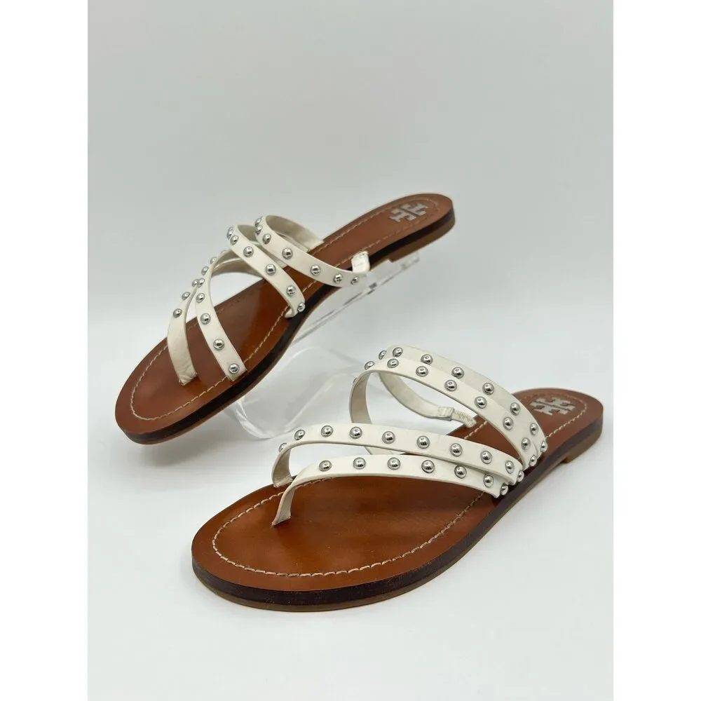 TORY BURCH Size 9M Ivory Women Sandal